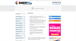 Desktop Screenshot of banery24.pl